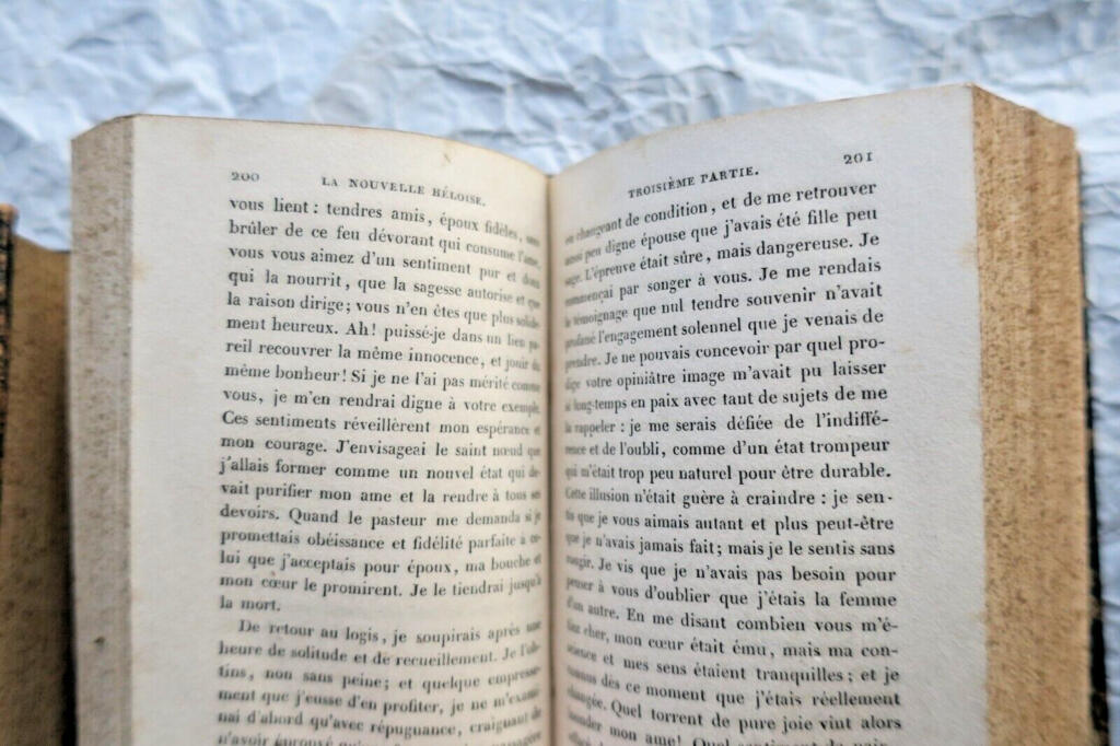 Miniature Edition of Rousseau's Novel