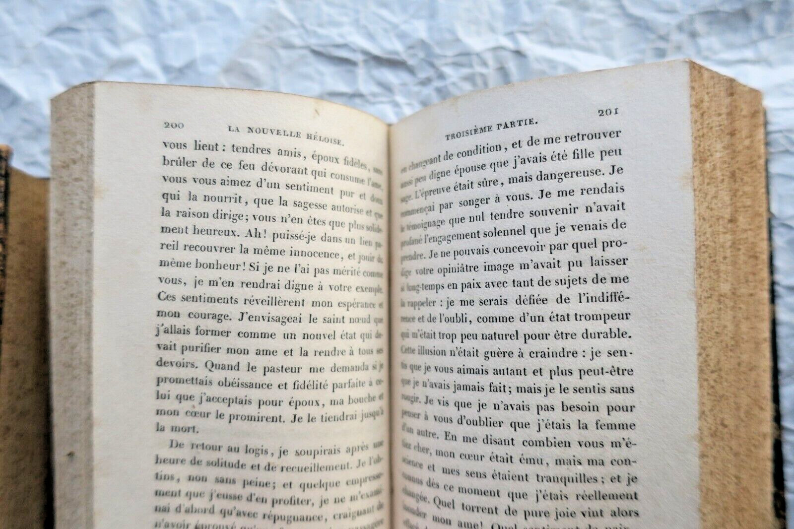 miniature ROUSSEAU Julie, or the New Heloise, or Letters of 1827