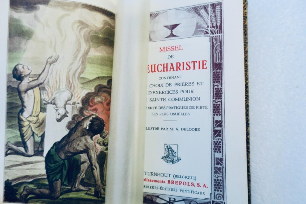 1934 Eucharistic Missal with Prayers
