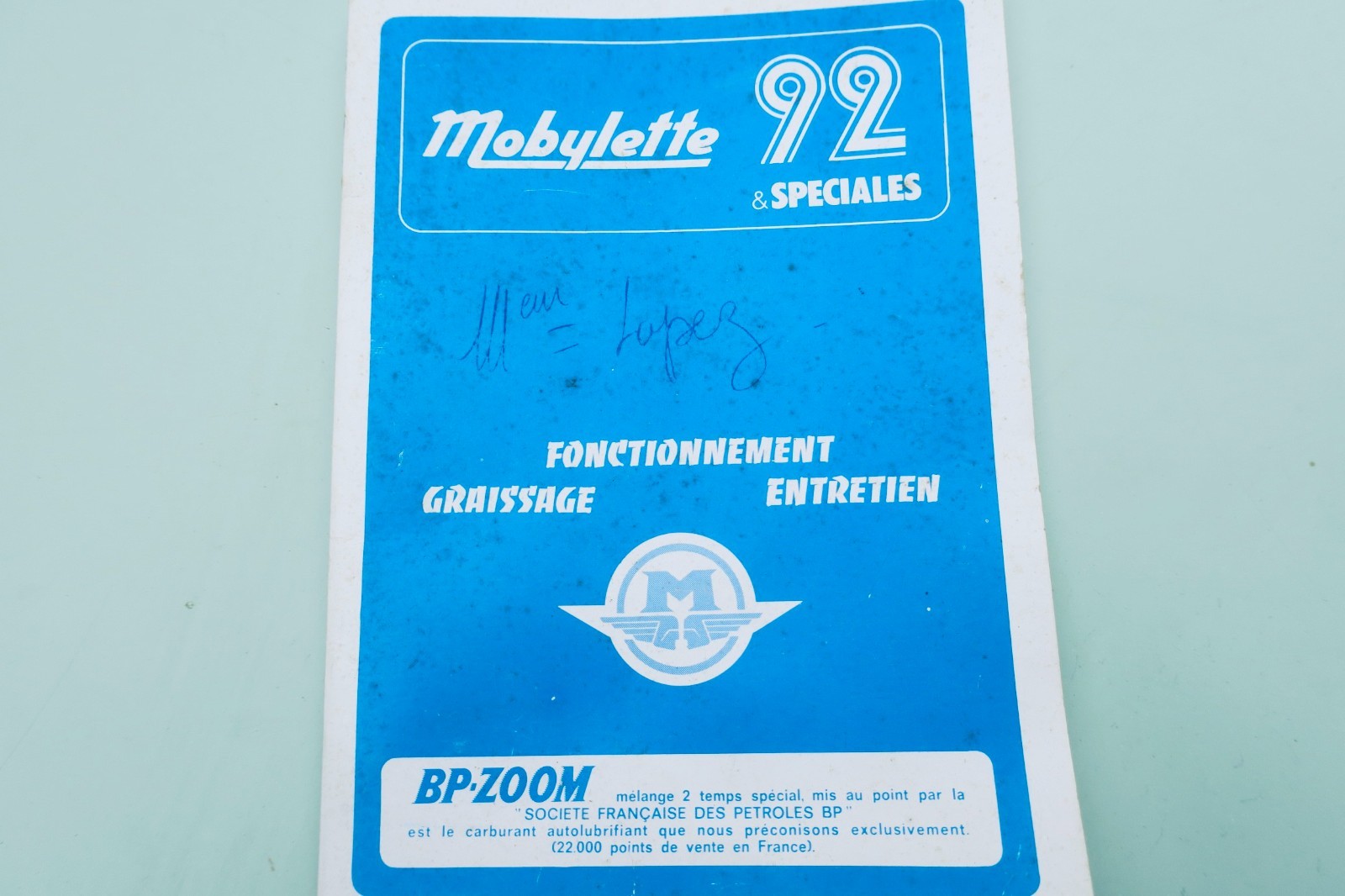 Mobylette 92 & Spezialmodelle: Funktion, Schmierung, Wartung 1973