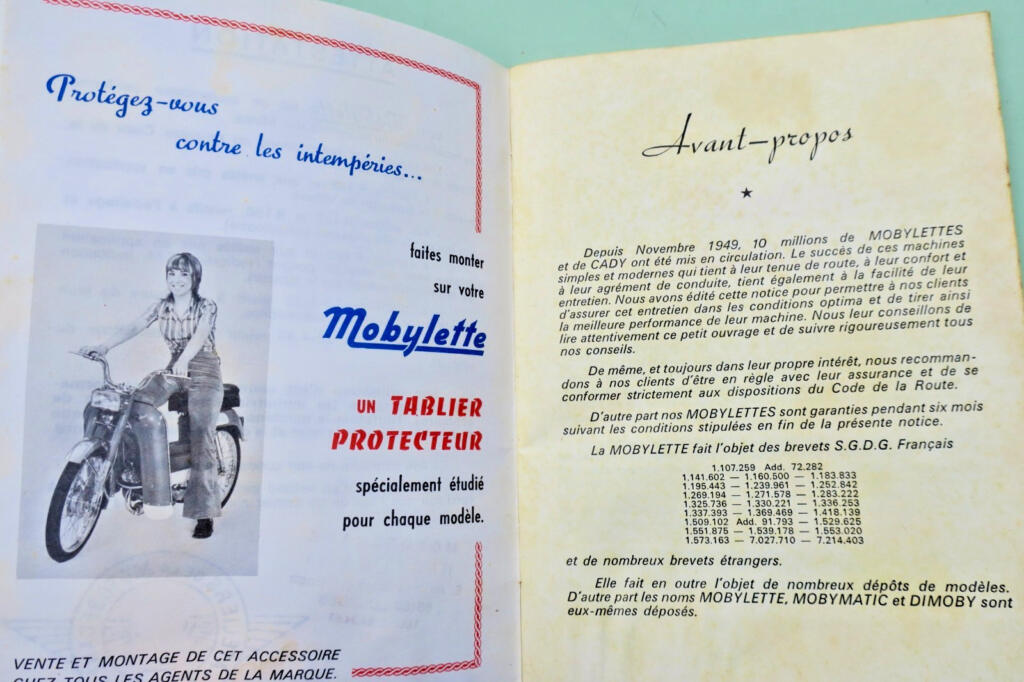 Mobylette 92 & spéciales: Funktion, Schmierung, Wartung 1973