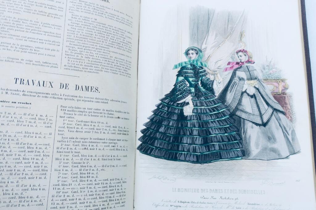 Mode Le Moniteur des Dames et des Demoiselles. Jahrgang 1858