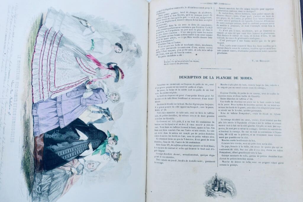 Mode Le Moniteur des Dames et des Demoiselles. Jahrgang 1858