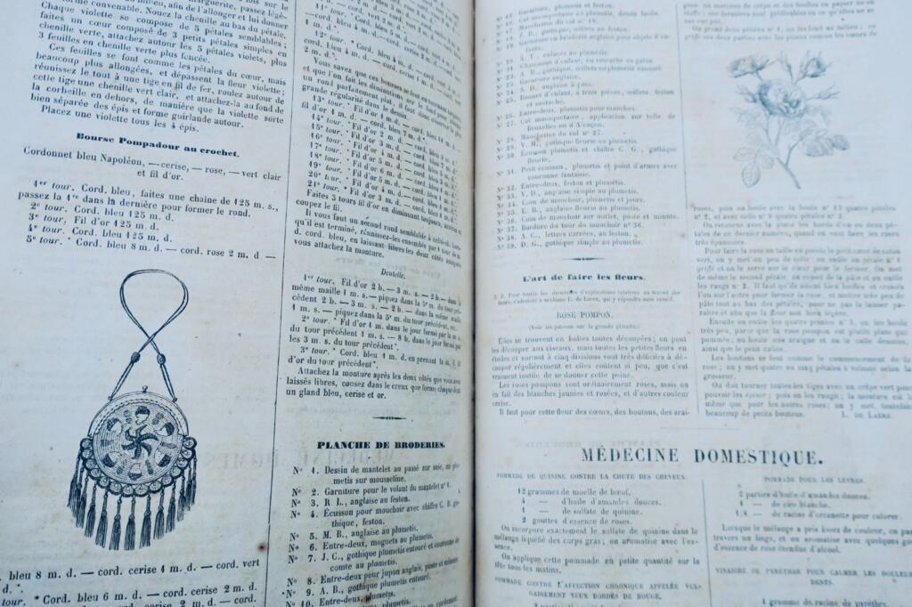 Mode Le Moniteur des Dames et des Demoiselles. Jahrgang 1858