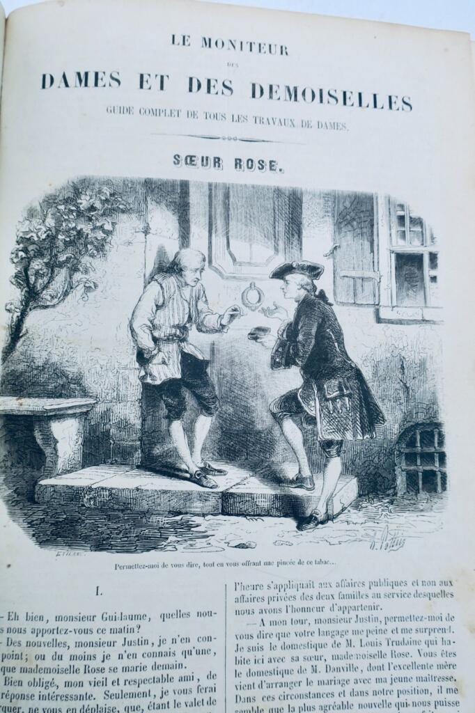 Mode Le Moniteur des Dames et des Demoiselles. Jahrgang 1858