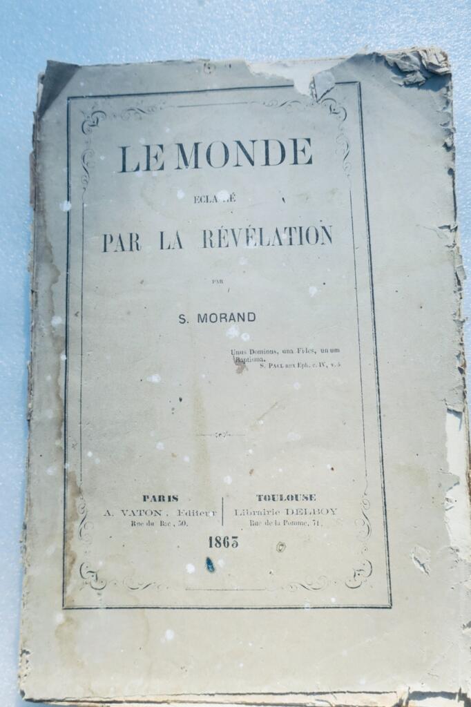 MONDE ECLAIRE PAR LA REVELATION 1863
