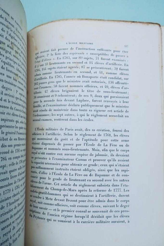 Napoléon jeunesse de Napoléon. – Brienne