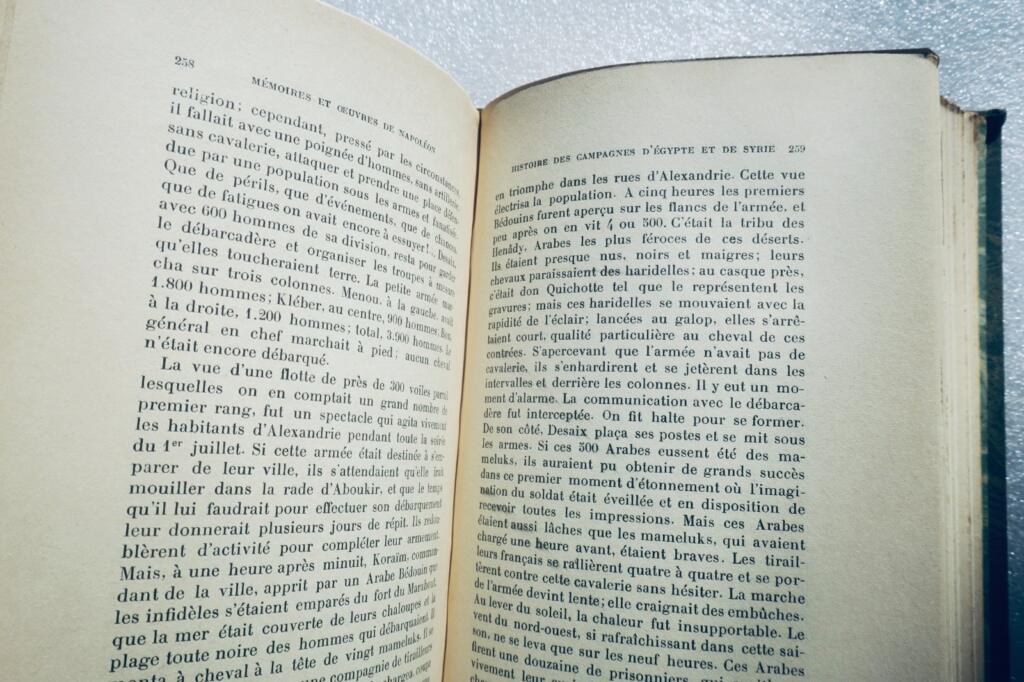 Napoleons Memoiren und Werke von Martel