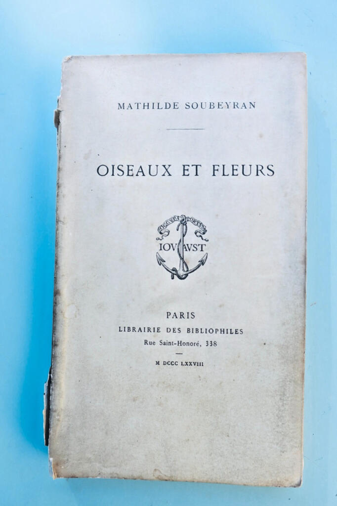 Mathilde Soubeyran oiseaux et fleurs 1878