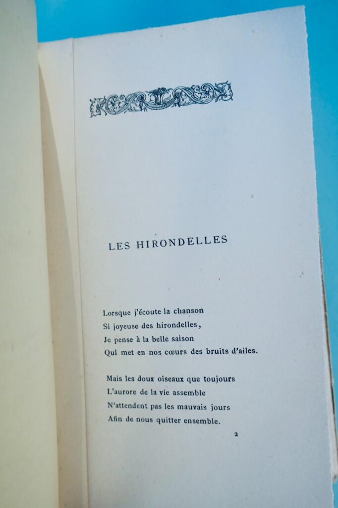 Mathilde Soubeyran oiseaux et fleurs 1878