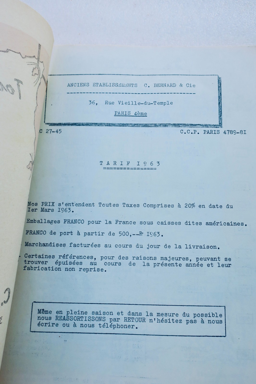 panoplies Bernard ECB, déguisements 1963, in-4 (livre, vue 2 sur 7)