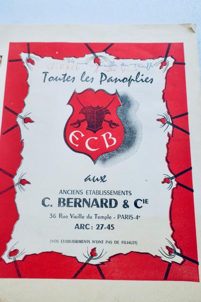 panoplies Bernard ECB, déguisements 1963