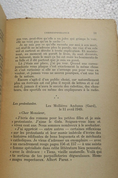 PARAZ (Albert) CELINE (Louis-Ferdinand) Valsez saucisses