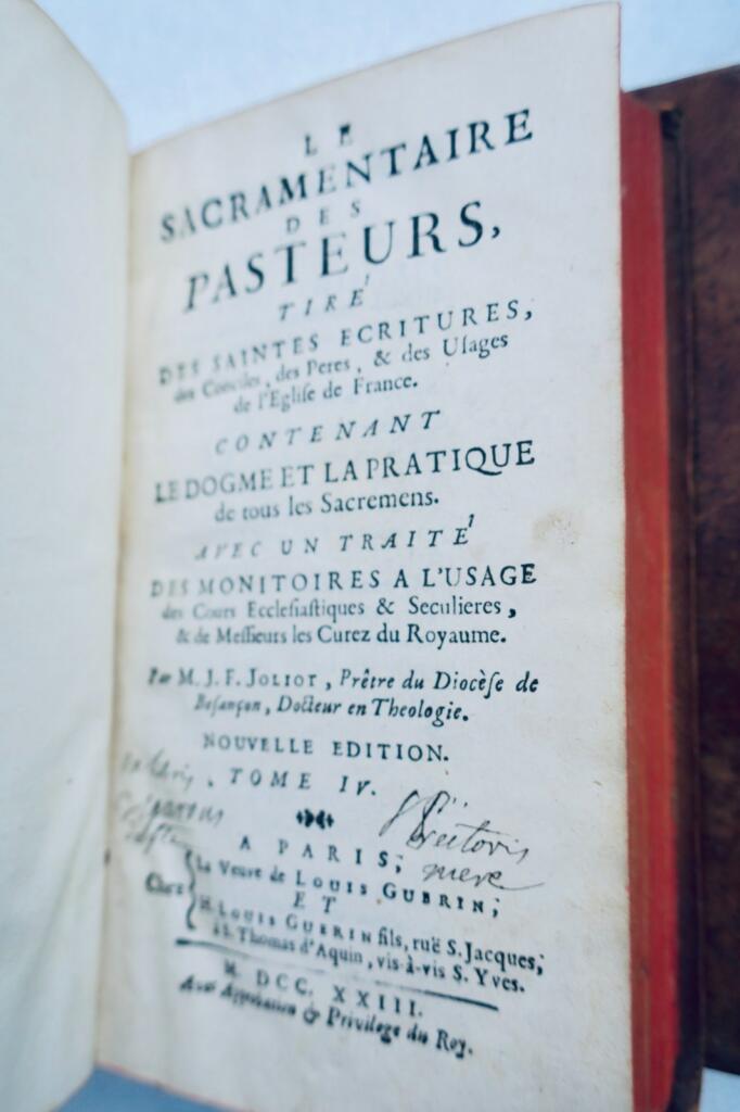 Pasteurs, das Sakramentar der Hirten, entnommen aus den Heiligen Schriften 1723