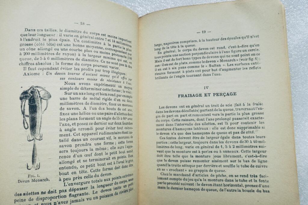 Pêche de la truite au devon 1932
