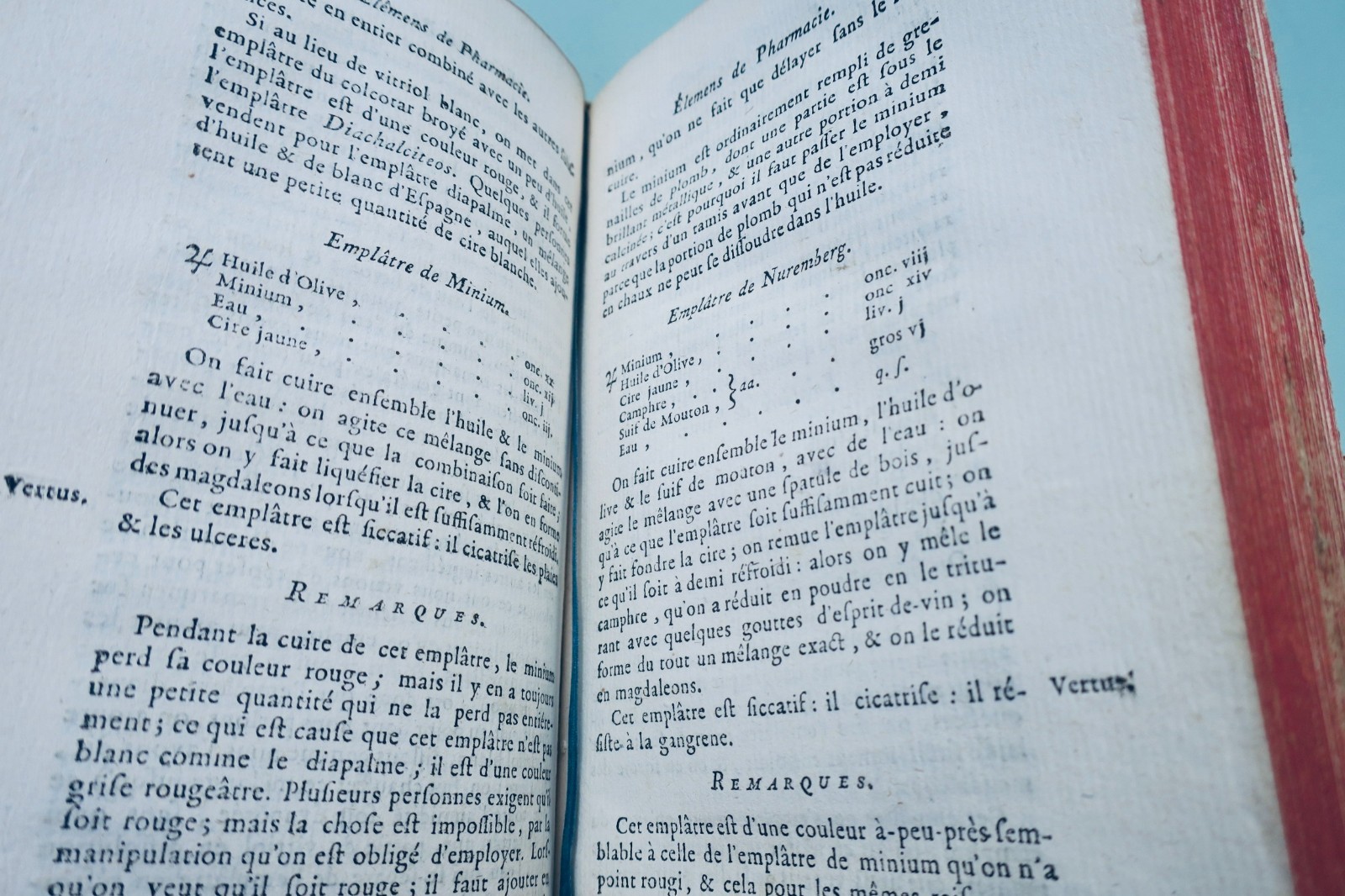 pharmacie ELEMENS DE PHARMACIE THEORIQUE ET PRATIQUE 1769 (vue 2 sur 7)