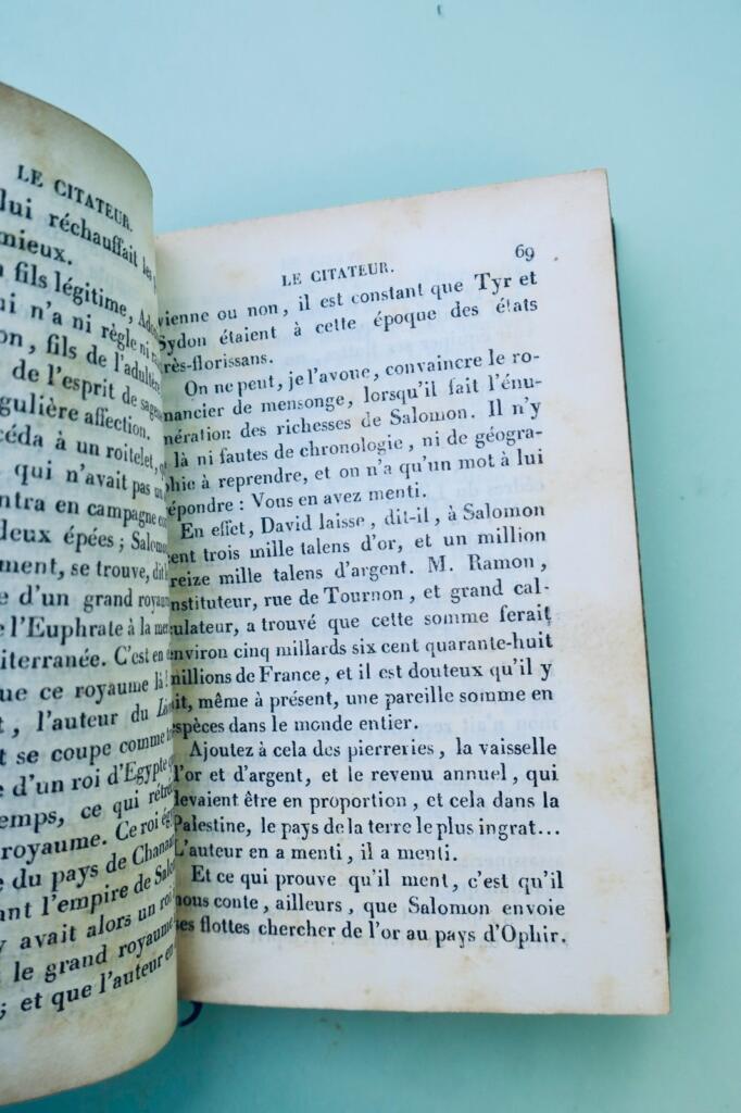 PIGAULT-LEBRUN Le Citateur 1834