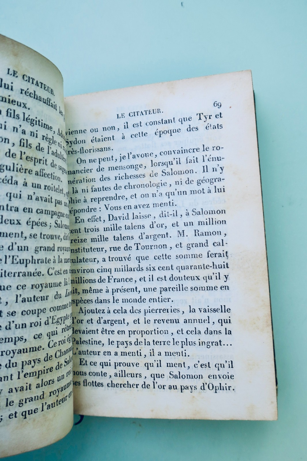 PIGAULT-LEBRUN *Le Citateur* 1834