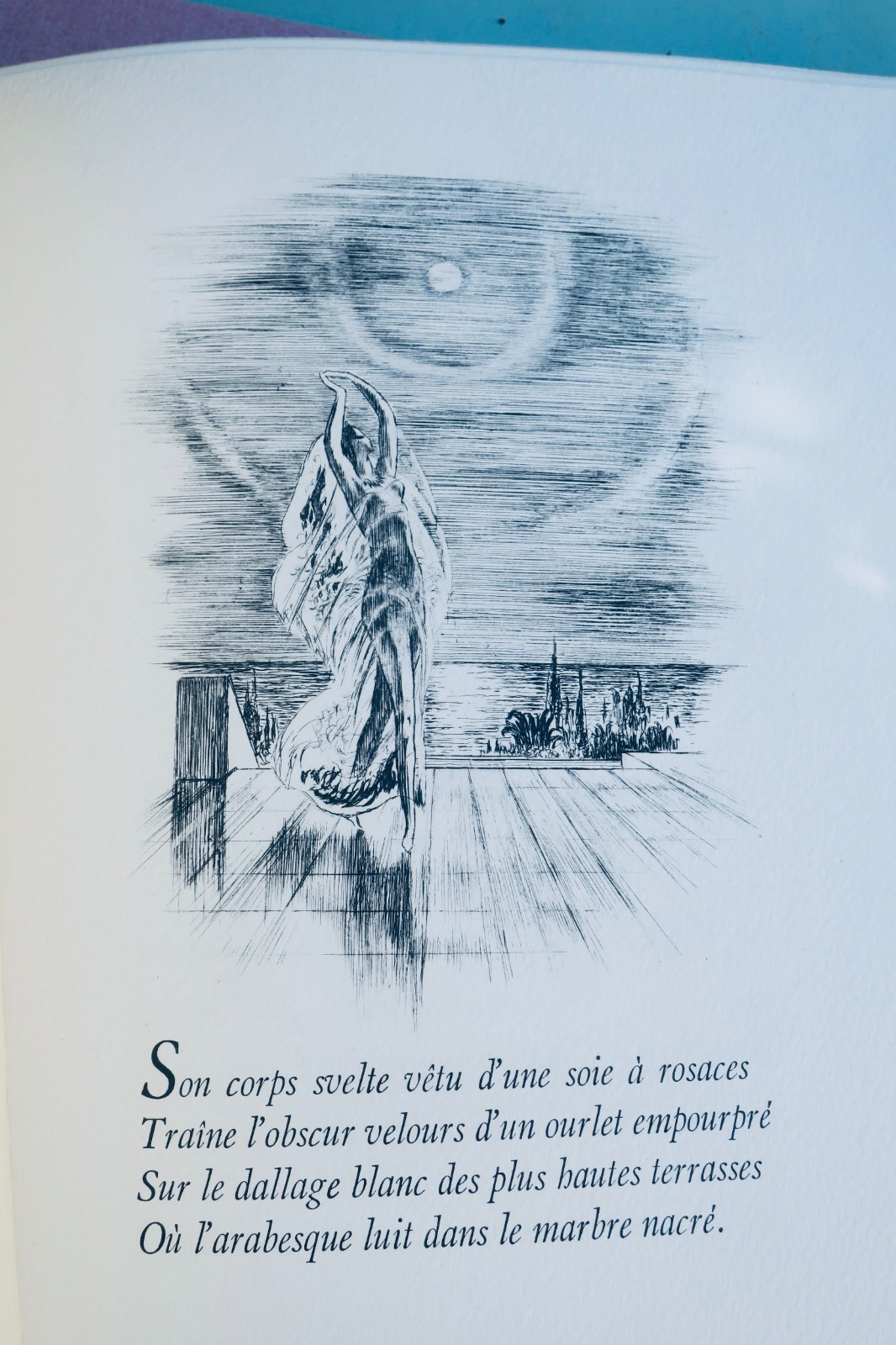 POESIES DE GERARD D'HOUVILLE illustré par P. Expert Marie de Hérédia (vue 2 sur 6)