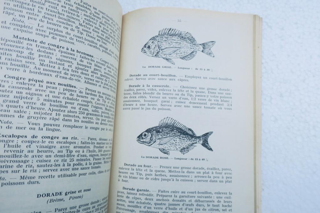 Klassische Fisch- und Krustazeen-Rezepte von 1938