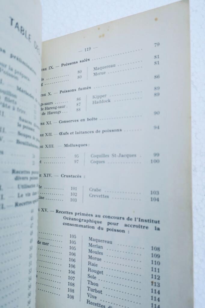 Klassische Fisch- und Krustazeen-Rezepte von 1938
