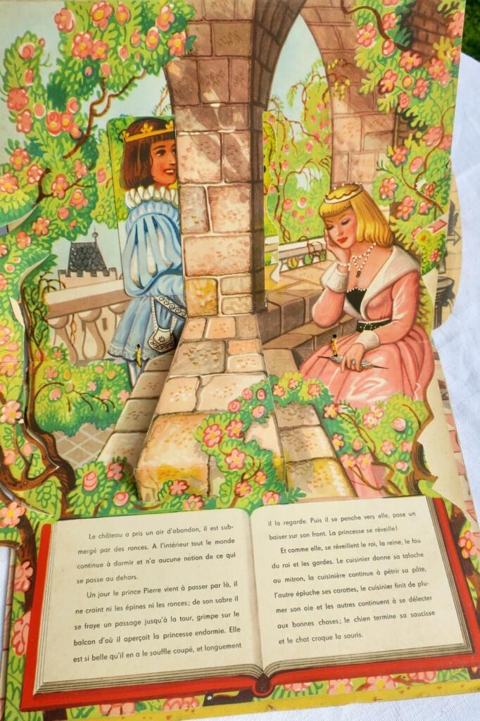 Pop up La Belle au bois dormant Del Duca, 1957