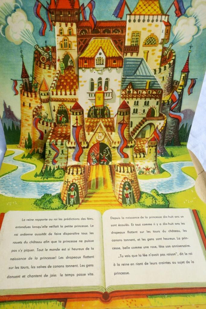 Dornröschen Pop-up-Buch, Del Duca 1957
