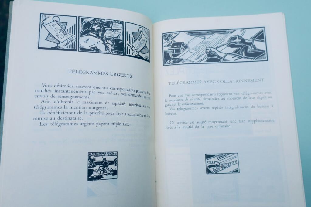 PTT ministère des PTT télégraphiez 1930