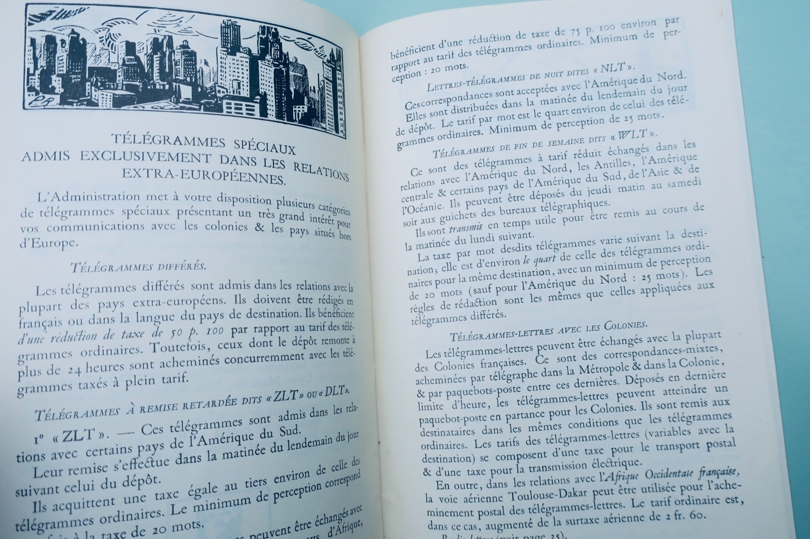 PTT ministère des PTT télégraphiez 1930 – Image 3