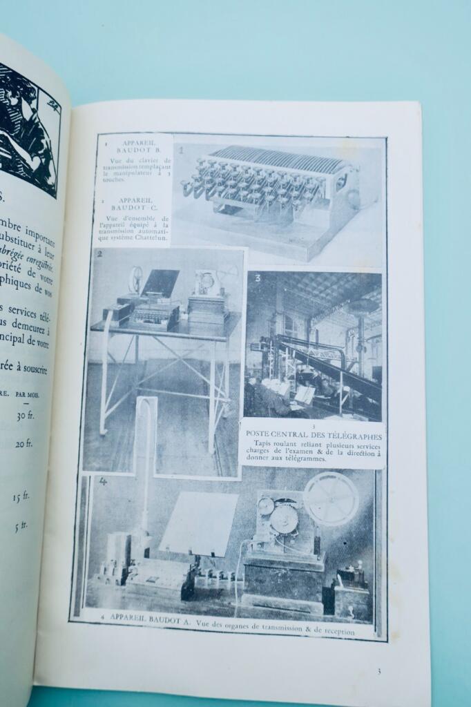 PTT ministère des PTT télégraphiez 1930