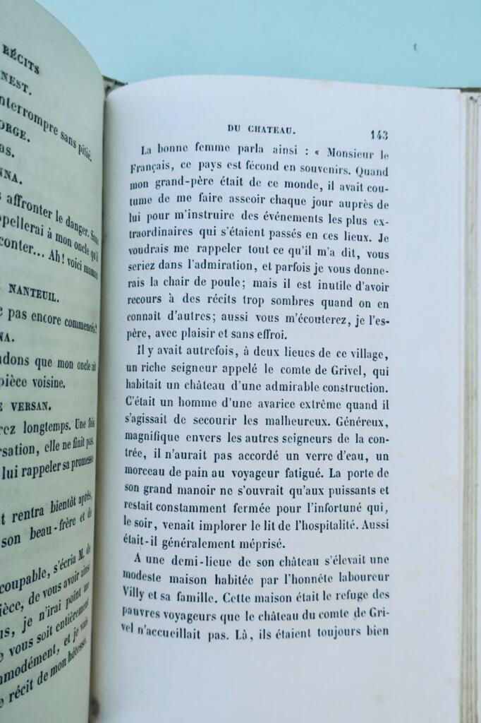 récits du château 1861