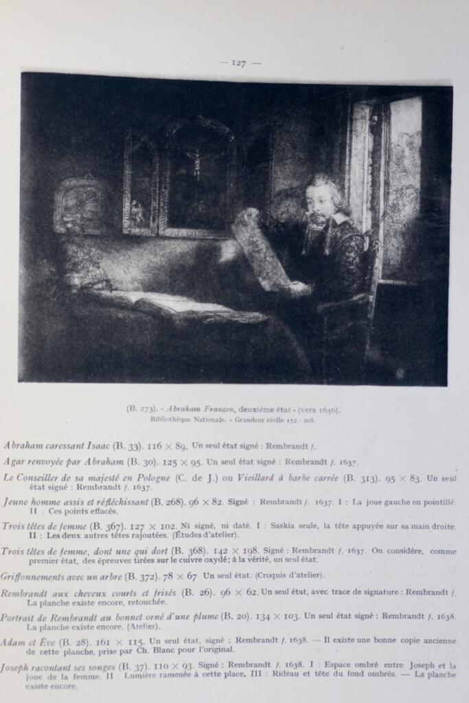 Rembrandt Les Eaux-Fortes de Rembrandt 1922