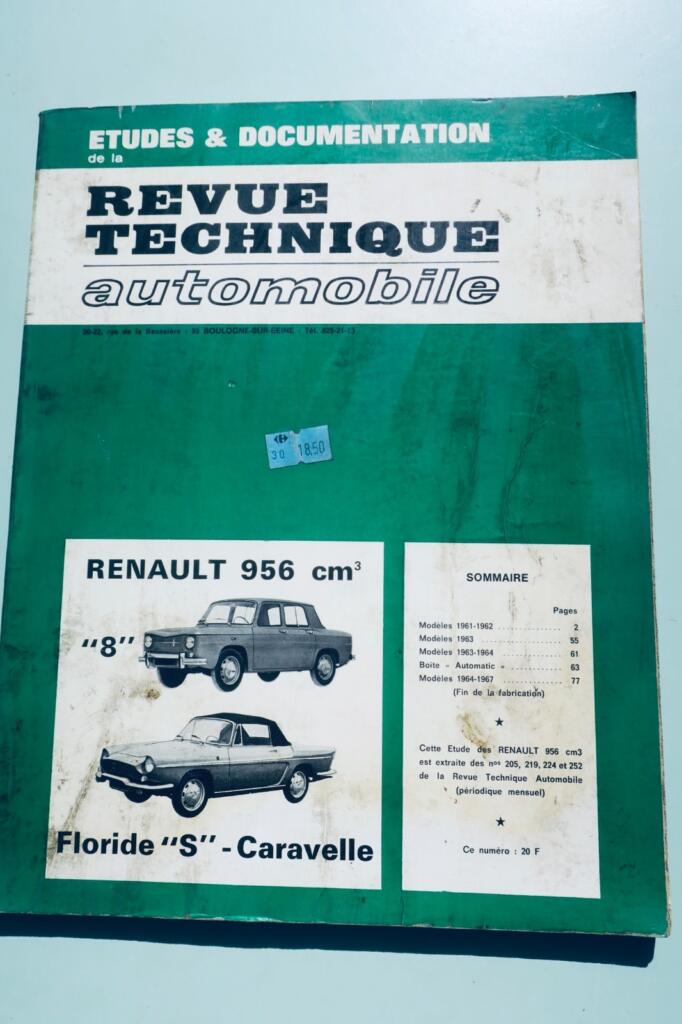 RENAULT 8 R8 Floride S Caravelle 1970