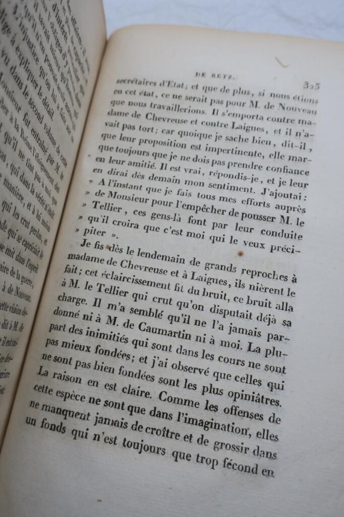 RETZ Cardinal Mémoires du Cardinal DE RETZ 1817
