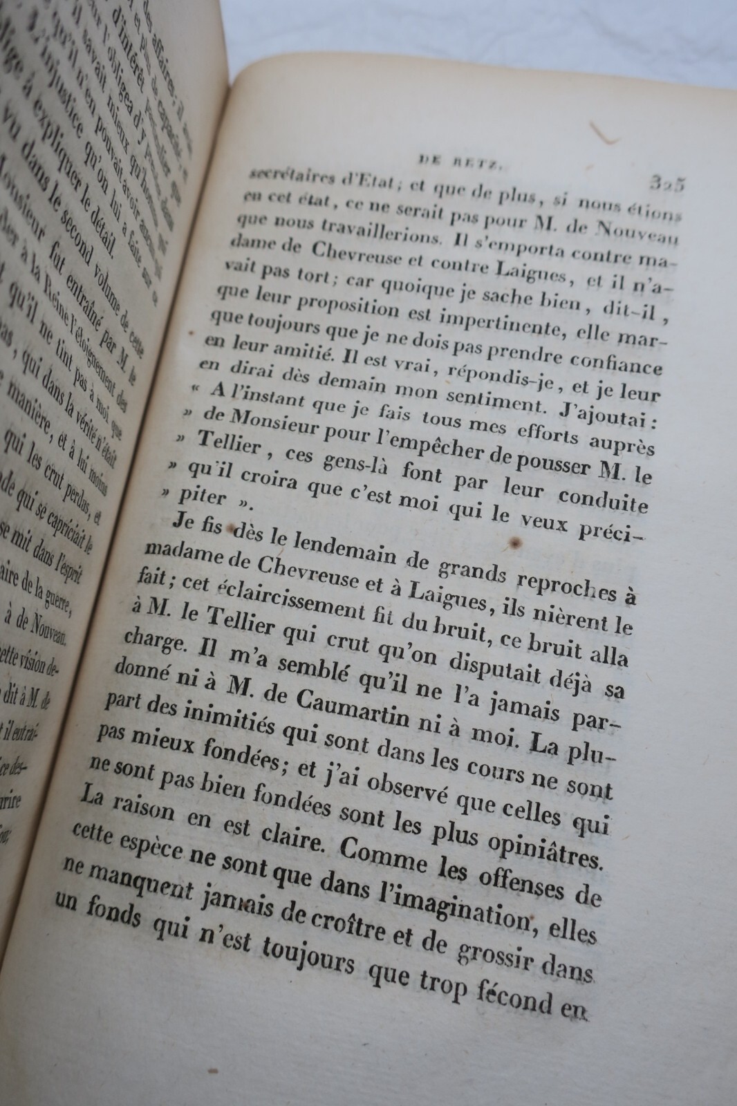 Cardinal de Retz, *Mémoires*, 1817