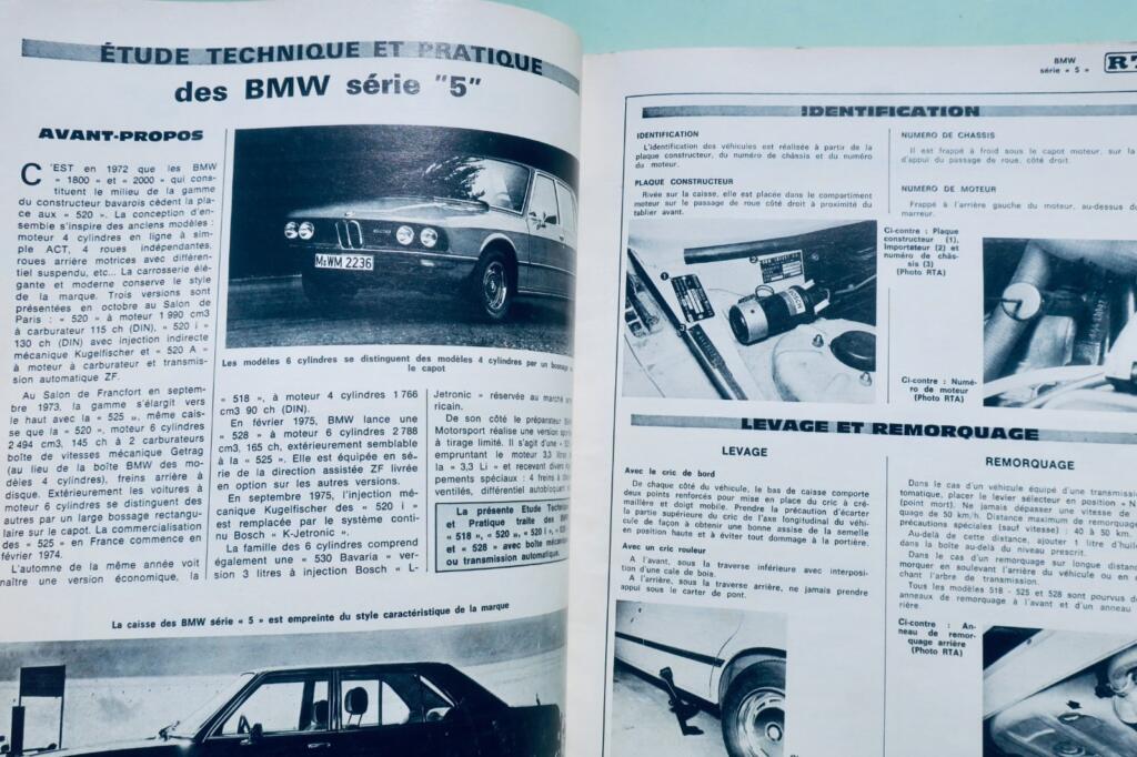 REVUE TECHNIQUE AUTOMOBILE N° 356 PEUGEOT 304..BMW série 5 1976