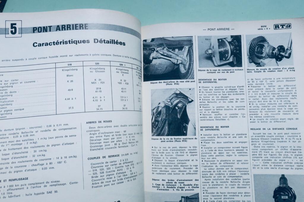 REVUE TECHNIQUE AUTOMOBILE N° 356 PEUGEOT 304..BMW série 5 1976