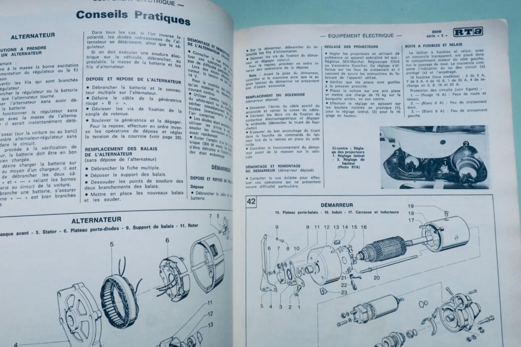 REVUE TECHNIQUE AUTOMOBILE N° 356 PEUGEOT 304..BMW série 5 1976