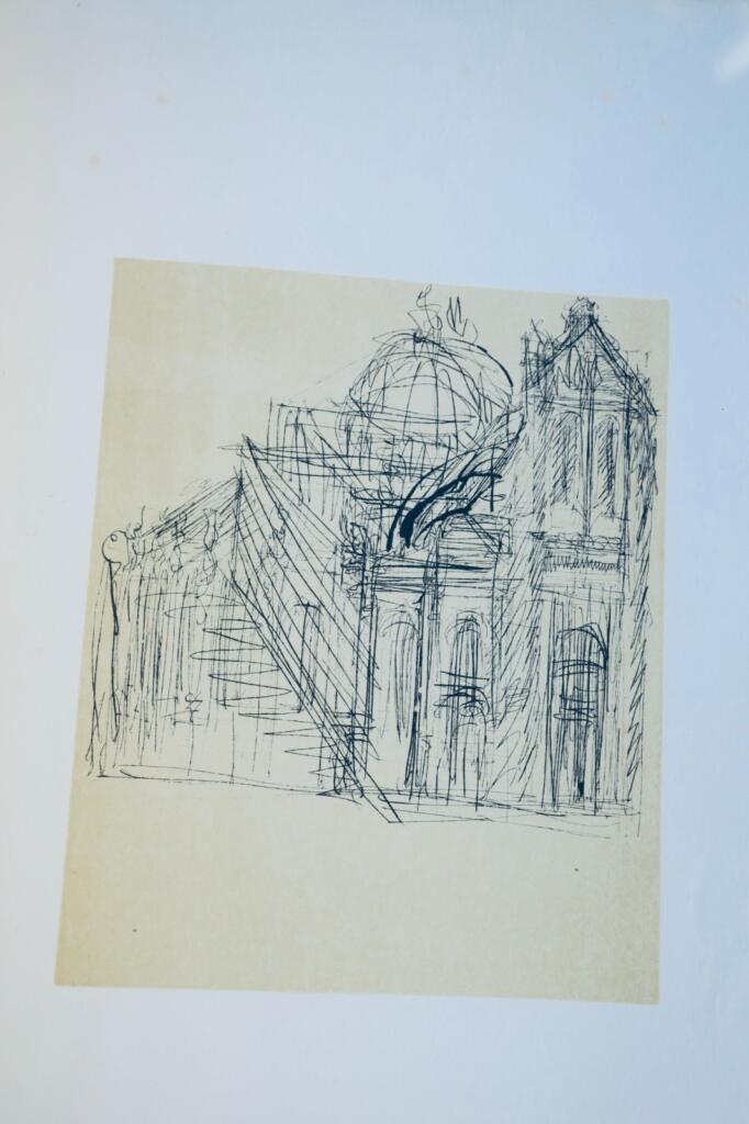 Rodin. ロダン『フランスの大聖堂』1914年、上質紙本、元図書票付