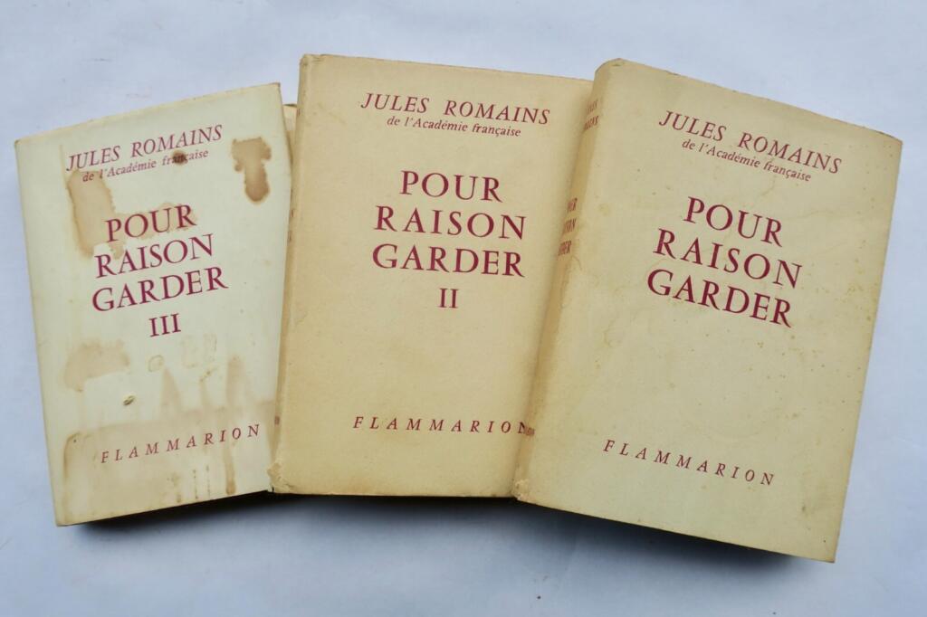 ROMAINS (Jules) Pour raison garder + dédicace