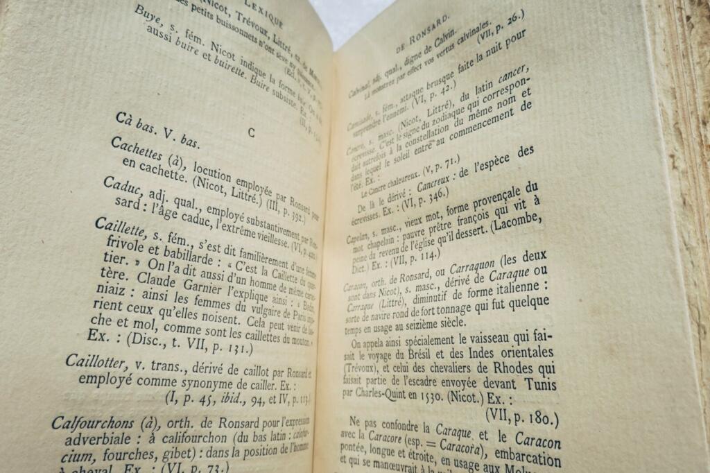 RONSARD Oeuvres complètes de P. de Ronsard bib. Elzévirienne