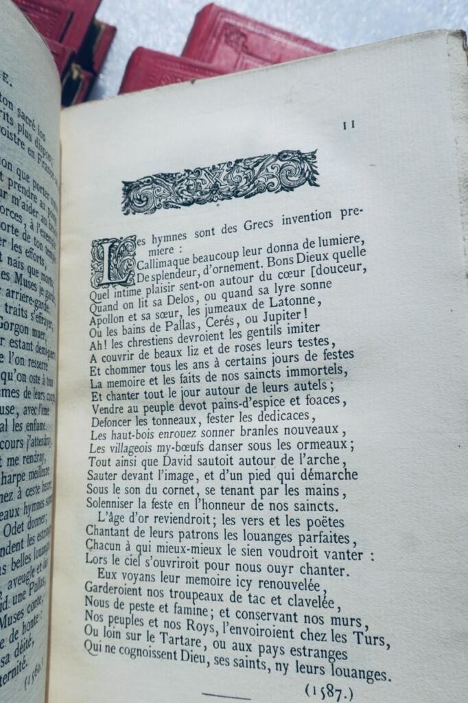 RONSARD Oeuvres complètes de P. de Ronsard bib. Elzévirienne