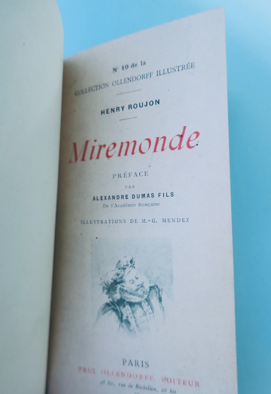 Henry Roujon: MIREMONDE. Illustrationen von M. G. Mendez, 1895