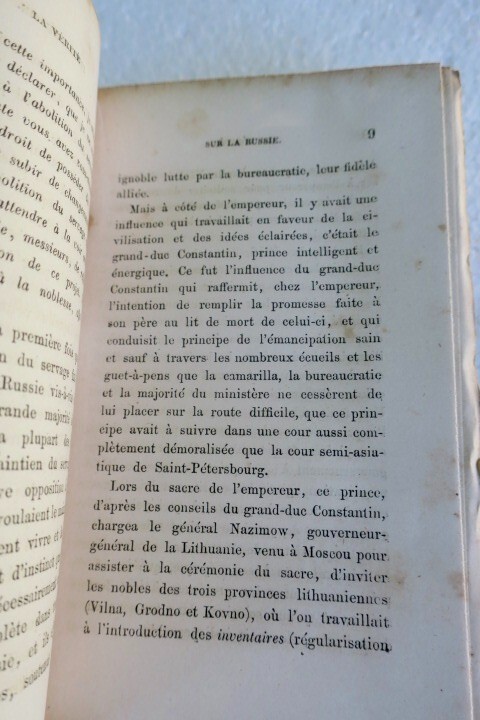 Dolgoroukow’s 1861 exposé on Russia