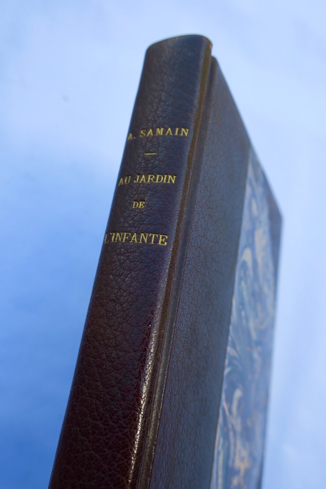 Samain Albert: Au Jardin de l'Infante, Affolter-Einband, E.O., 1893