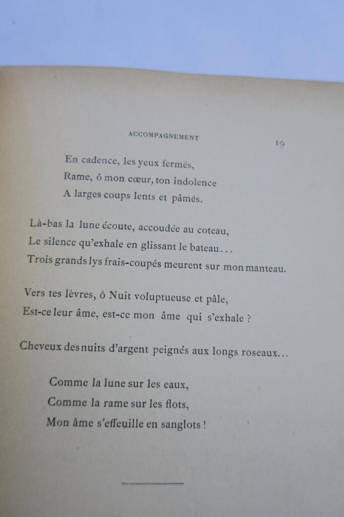 SAMAIN ALBERT AU JARDIN DE L’INFANTE reliure Affolter EO 1893