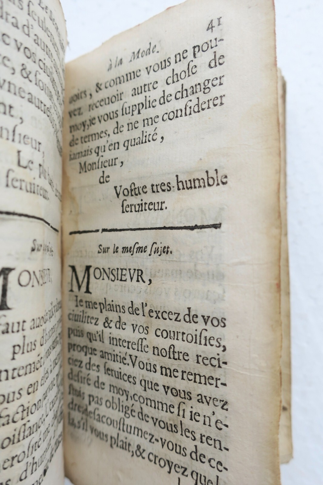 Sekretär in Mode oder leichte Methode 1678