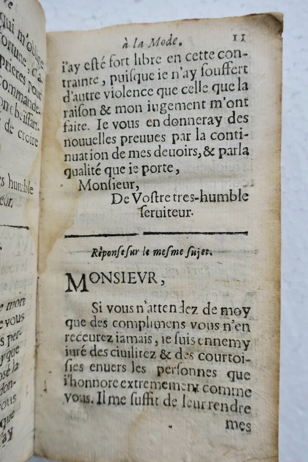 Sekretär in Mode oder leichte Methode 1678