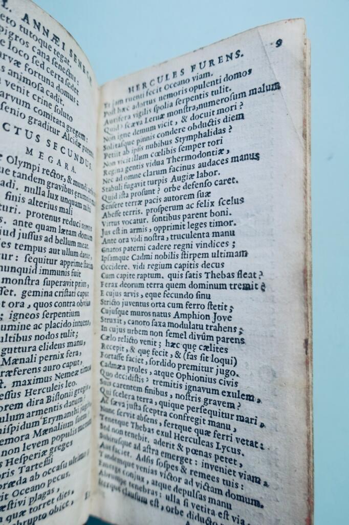 塞内加 annaei Senecae et aliorum tragoediae 袖珍本 1628年