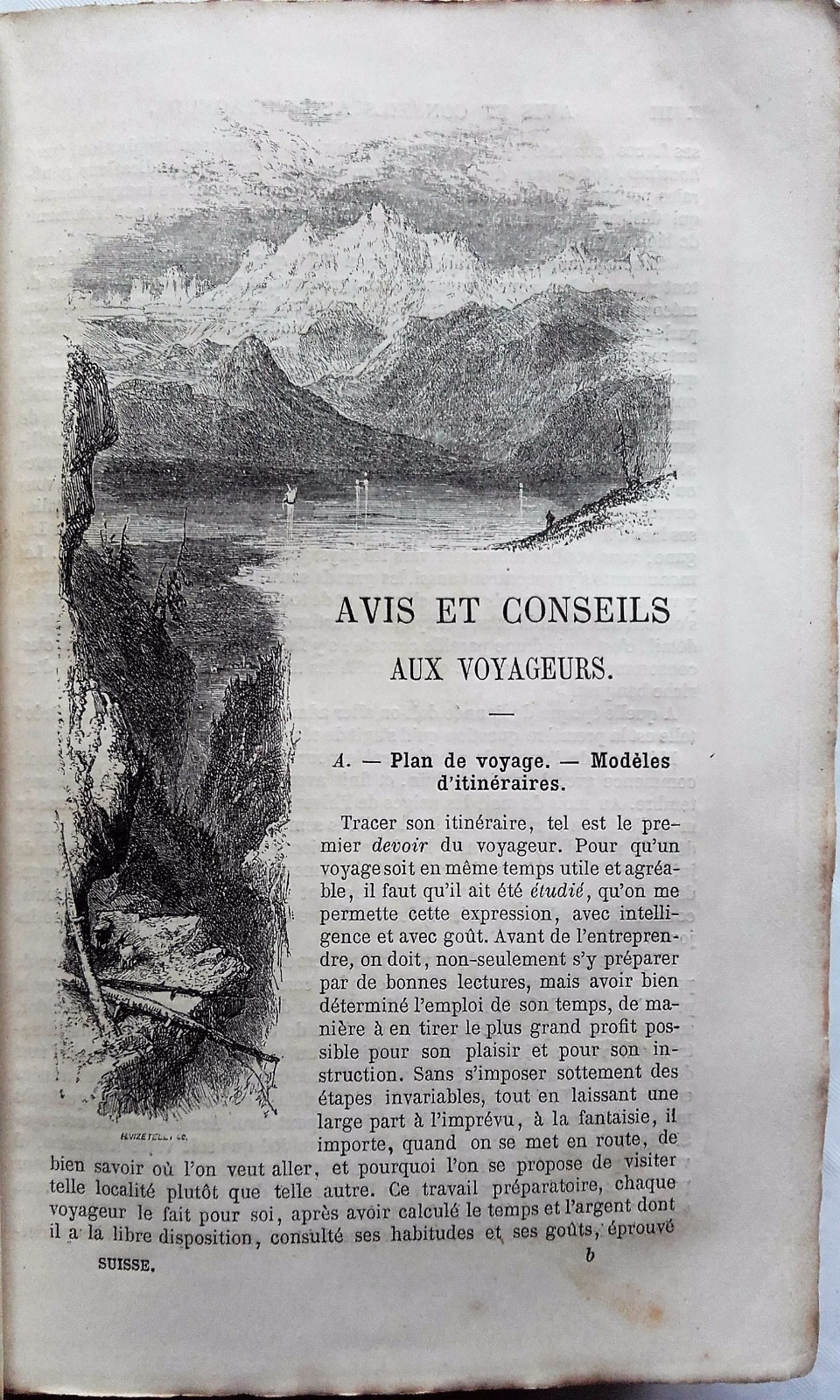 Itinéraire descriptif et historique de la Suisse von SUISSE JOANNE 1865